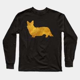 Cardigan Welsh Corgi golden art Long Sleeve T-Shirt